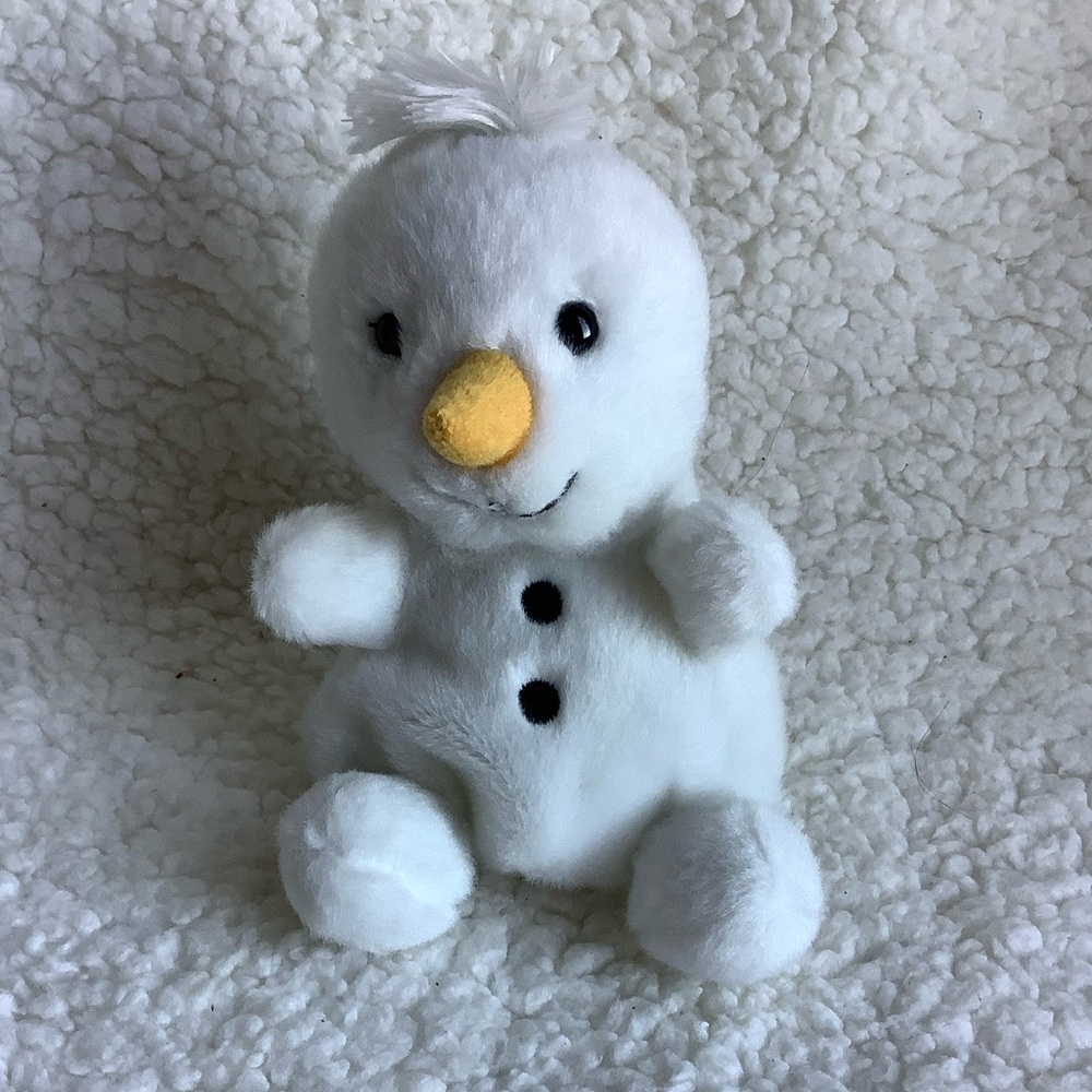 AURORA Palm Pals 5 inch Froyo Snowman Plush Stuffed Animal Toy
